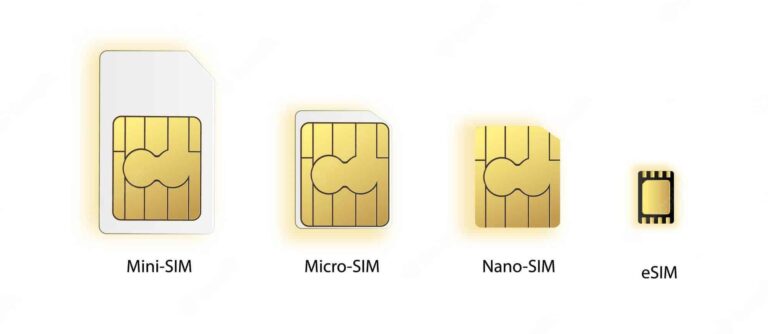 Entwicklung der SIM-Karte esim